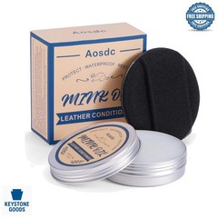 Leather Conditioner & Cleaner Kit – Waterproofing & Softening for Shoes, Jack…