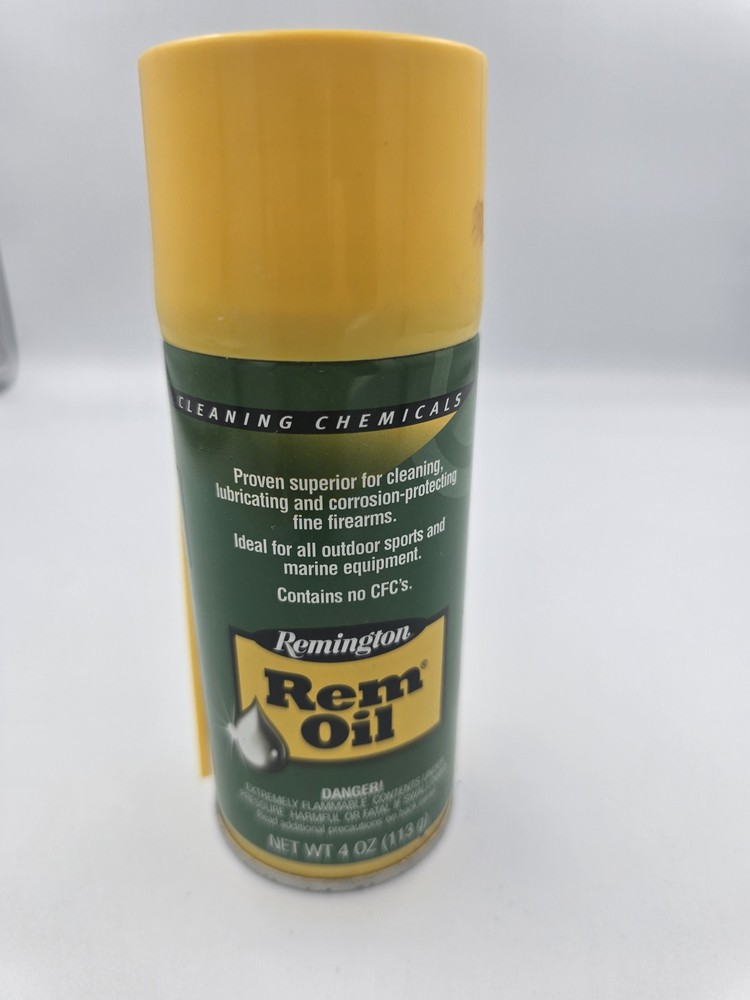 Remington Rem Oil 4 oz Aerosol Spray Gun Cleaner Lubricant Protectant CFC-Free