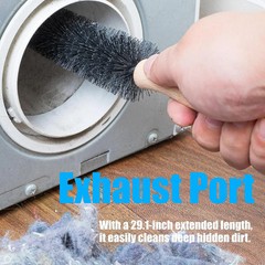 Washing Machine Cleaning Brush,Dryer Vent Cleaner Kit,Crevice Brush for Bathroom