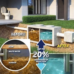 RID-X Septic Tank Treatment Pods – 6 Month Supply, Dual Action Enzymes to Brea