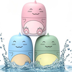 Cute Dinosaur-Shaped Toilet Bowl Cleaner Bottle, Bathroom Toilet Tank Cleaner wi