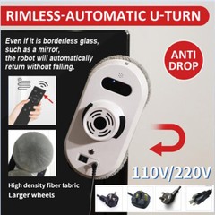 Automatic Robot Window Cleaner Smart Remote Control Cleaning Tool Home 110V/220V