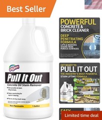Concrete Oil Stain Remover: Pull It Out Removes and Cleans Oils, Greases from…
