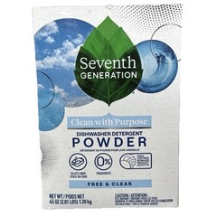 Automatic Dishwasher Powder Free and Clear 45oz Box 3 Carton Boxes SEV22150
