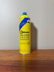 SC Johnson One Step No Buff Wax Fine Wood Floor Care 22Oz Discontinued