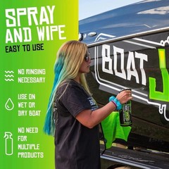 Boat Juice 32 Oz Spray Cleaner And Sio2 Ceramic Sealant For Glossy Finish