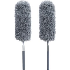 Microfiber Duster 2 Pack Washable Extendable Pole for Ceiling Fan Window Car