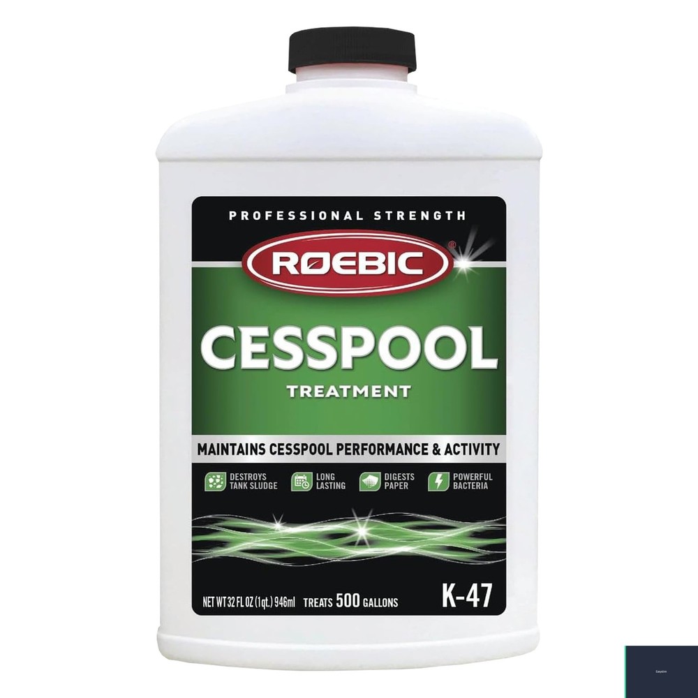 Cesspool Treatment Bacteria Enzyme, 32 Ounces, Paper Sludge Digestion
