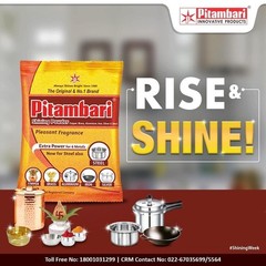 Pitambari Shining Powder 150g (Pack of 4) Pleasant Fragrance, For Copper, Brass,