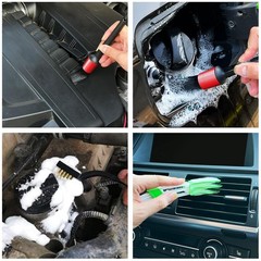 10pcs Auto Car Detailing Brush Set Car Interior Cleaning Kit Includes 5 Boar …