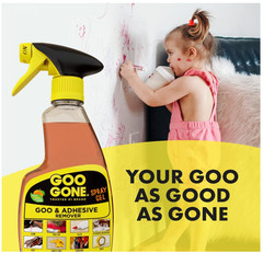 Goo Gone Spray Adhesive Remover 12oz Glue Sticker Tape Residue Cleaner