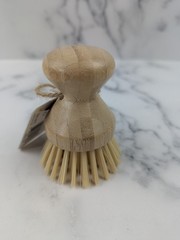 Bamboo Dish Produce Brush – Durable Kitchen Scrub
