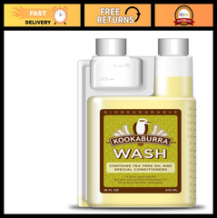 16 oz Kookaburra Wash – Premium Cleaning Solution for Sports Gear & Apparel