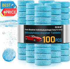 Car Windshield Washer Tablets – Washer Fluid Tablets Glass Cleaner Concentrate C