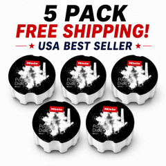 5 Pack Power Disks All in 1 Dishwasher Detergent Compatible with AutoDos System