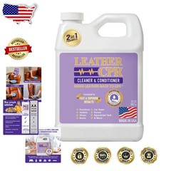 Professional 32oz Leather Cleaner – Revitalizes Jackets, Shoes, Furniture & More