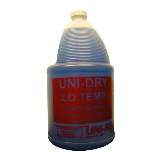 Uni-Kem Chemicals Uni-Dry Low Temp Dish Rinse Additive Blue 5gal Liquid