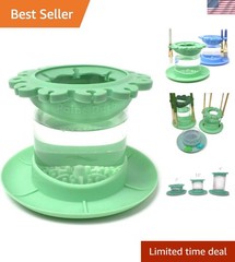 Ultimate Rinse Cup Paint Brush Cleaner, Mug 4 in, Green | Non-Spill Paint Wat…