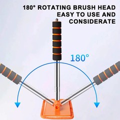 Car Window Brushes And Replacement Cloths with Telescopic Handle Cleaning Tools