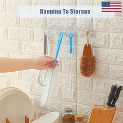 2 Pack Bottle Brush Cleaning Set，Long Handle Bottle Cleaner for Washing Narrow