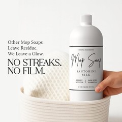Luxury Santorini Silk Mop Soap 32oz – Safe for Kids & Pets – All Surface Cleaner