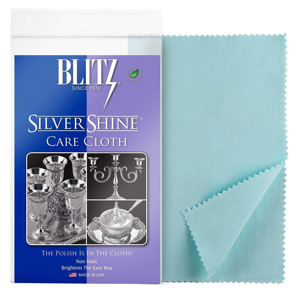 Blitz Silver Care Polishing Cloth for Silver Jewelry