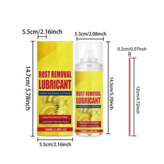 100ml Anti Rust Lubricant Spray Multi Purpose Rust Remover Metal Maintenance