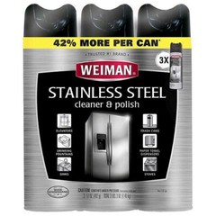 Weiman Stainless Steel Kitchen and Home Appliance Cleaner & Polish, 17 Oz.