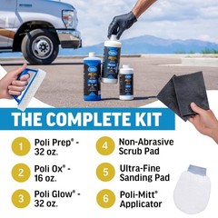 Deluxe Boat & RV Restoration Kit–Removes Oxidation, Seals & Protects–Restores…