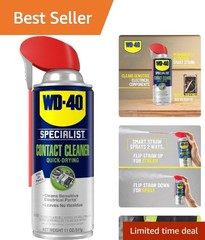 Specialist Contact Cleaner – 11oz Spray for Metal & Plastic with Smart Straw
