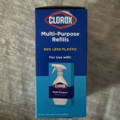 2 Pack Clorox Multi-Purpose Concentrate Refills Crisp Lemon Bleach Free (x4)