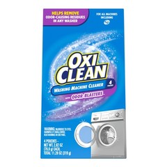 OxiClean Washing Machine Cleaner with Odor Blasters, 4 Count