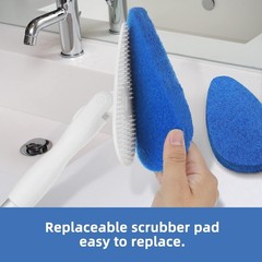 Shower Bathtub Tub Scrubber Pads Refill Compatible with QAE008 Bathtub Cleaner