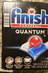 Finish Quantum Powerball Dishwasher Detergent Tablets 100 Tabs New