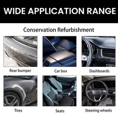 Car Plastic Restorer Wax, Interior Cleaner & UV Protectant for Cars, Boats