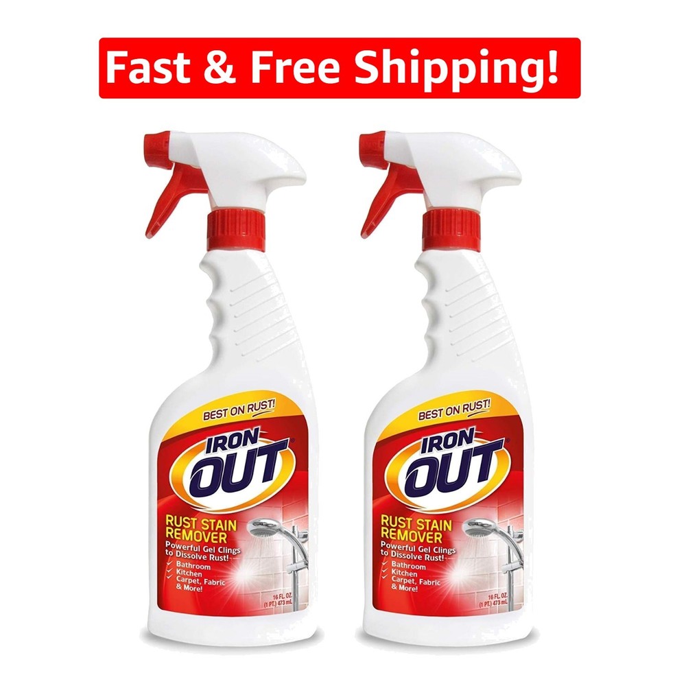 Heavy-Duty Rust Stain Remover Gel – 16 Fl. Oz. Bottle, 2 Pack, Unscented