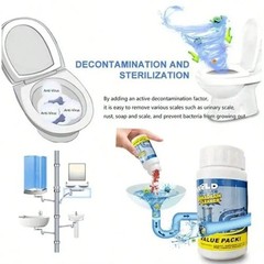 1/2Pcs Wild Tornado Powerful Sink Drain Cleaner High Efficiency Clogging Remover