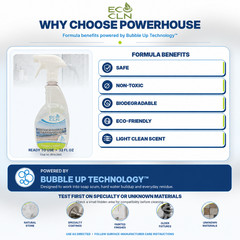 Eco Cln Powerhouse Shower Tub Tile Cleaner Soap Scum Remover Spray 32 oz 4-Pack