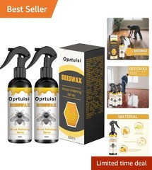 2-Pack Natural Beeswax Wood Polish Spray – Enhance & Protect Furniture Naturally