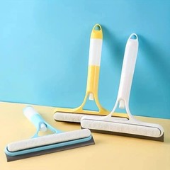3-in-1 Shower Scraper Cleaner Bathrooms Glass Cleaning Mirror with Watering Can