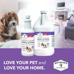 Professional Strength Deep Clean (Gal.) 3X Carpet Cleaner Solution & Deodorizer
