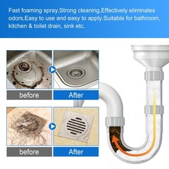 Foaming Drain Cleaner, 2026 New Foam For Bathroom Sink Overflow Fast Clog Remova
