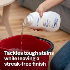 ATTITUDE Floor Cleaner EWG Verified Streak Free Vegan & Plant Based for Tile
