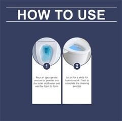 6PC Restorabowl Foaming Cleaning Powder Fresh Scent Fast Dissolving Daily Care