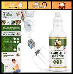 Professional Strength Septic System Cleaner – 32 oz Concentrated Shock Treatment