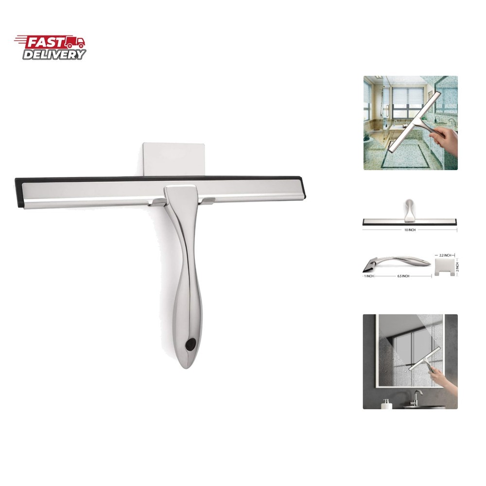 All-Purpose Shower Squeegee for Shower Doors, Bathroom, Window and Car Glass …