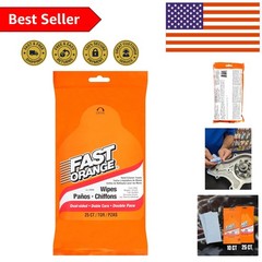 25 Count Heavy-Duty Hand Cleaner Wipes for Mechanics – Grease & Grime Remover