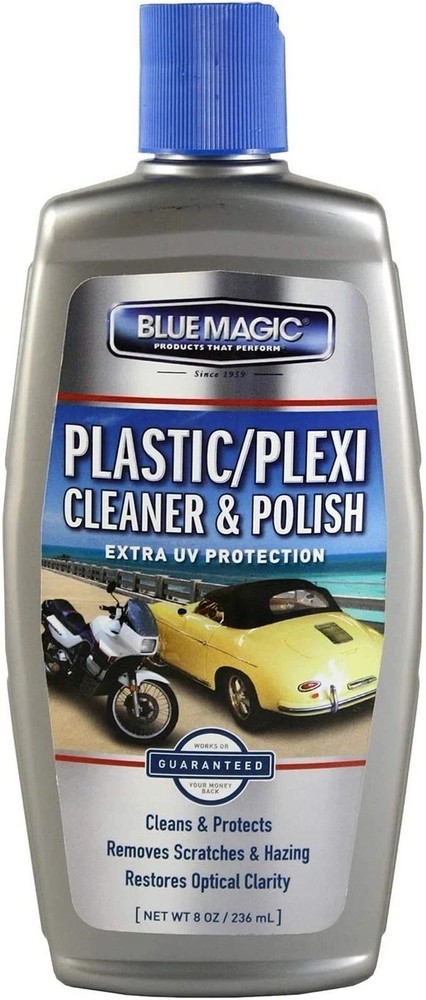 Plastic Plexiglass Cleaner Light Scratch Remover For Windows Helmets Eyeglasses