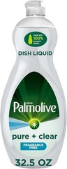 Pure + Clear Unscented Dish Soap, 32.5 Oz – Biodegradable & Paraben-Free Formula