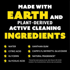 Toilet Bowl Cleaner (Non-Bleach) | 98% Plant-Based Gel Formula Freshens, Removes